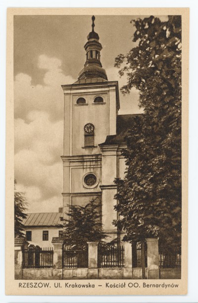 GFK-2-191 Rzeszów. Ul. Krakowska - Kościół OO. Bernardynów GFK-2-191-1.jpg