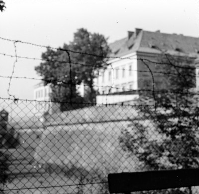 Więzienie w Zamku Lubomirskich w Rzeszowie (do 1981 r.), widok od Alei Pod Kasztanami