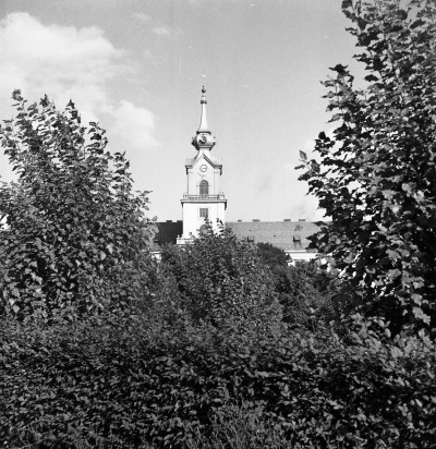 GFK-3-850 Widok na wieżę Zamku Lubomirskich w Rzeszowie GFK-3-850.jpg