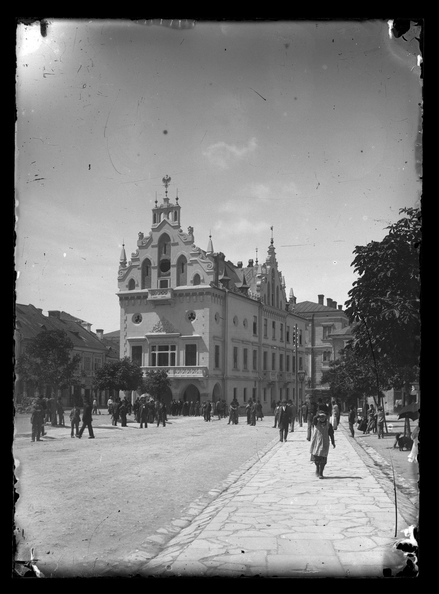 Rzeszowski rynek z ratuszem
