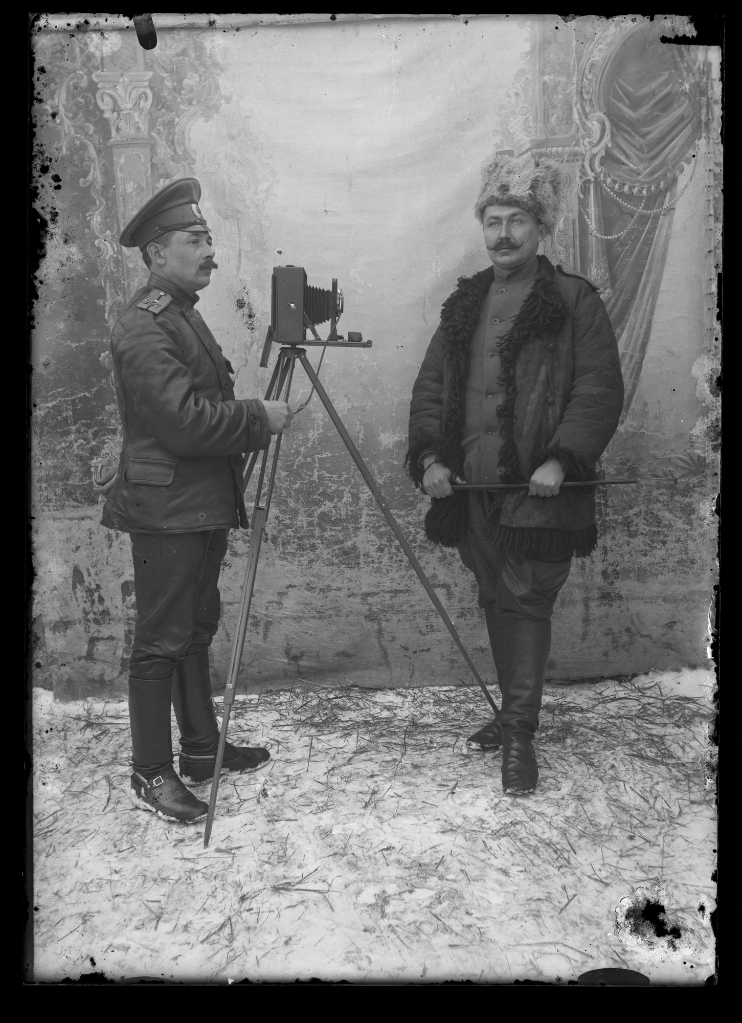 Żołnierze rosyjscy w atelier