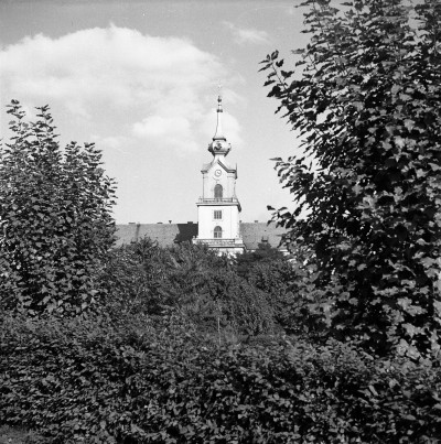 GFK-3-851 Widok na wieżę Zamku Lubomirskich w Rzeszowie GFK-3-851.jpg