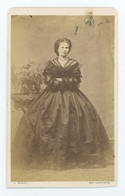Portret Pauliny Targowskiej (ok. 1831-1909) - aktorki i tancerki