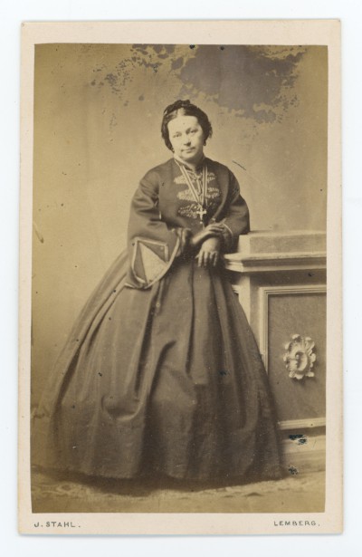 Portret prawdopodobnie Anieli Aszperger (1815-1902) - aktorki i śpiewaczki