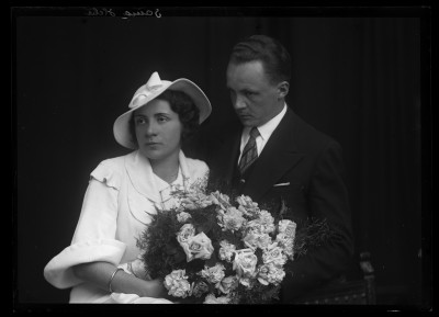 Portret ślubny Heleny i Tadeusza Staniszów