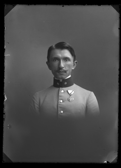Portret żołnierza armii austro-węgierskiej