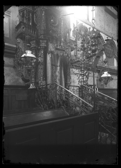 Wnętrze Synagogi Nowomiejskiej w Rzeszowie