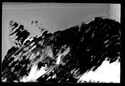 Negatyw z uszkodzoną emulsją