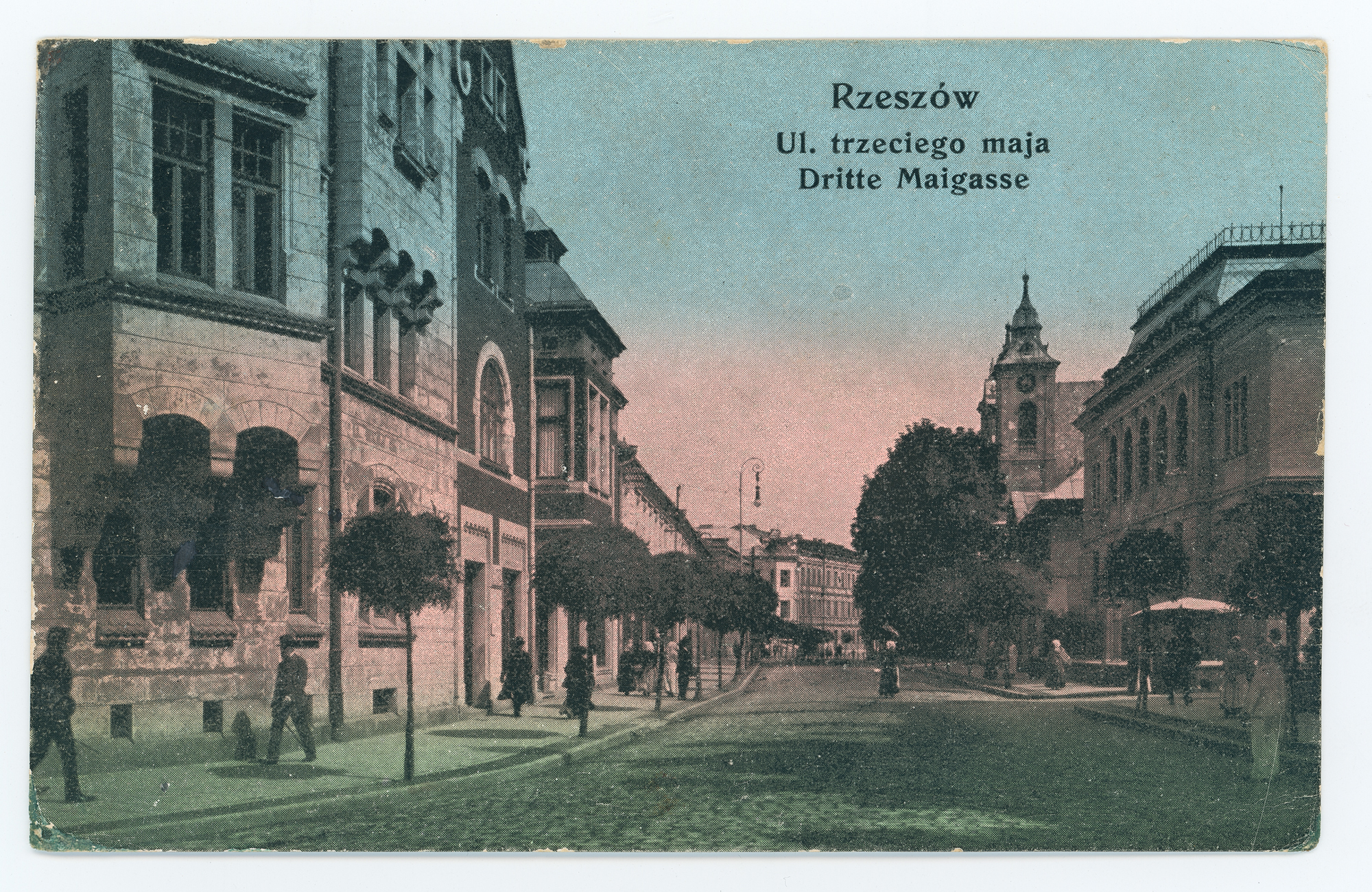 Rzeszów. Ul. Trzeciego Maja. Dritte Maigasse