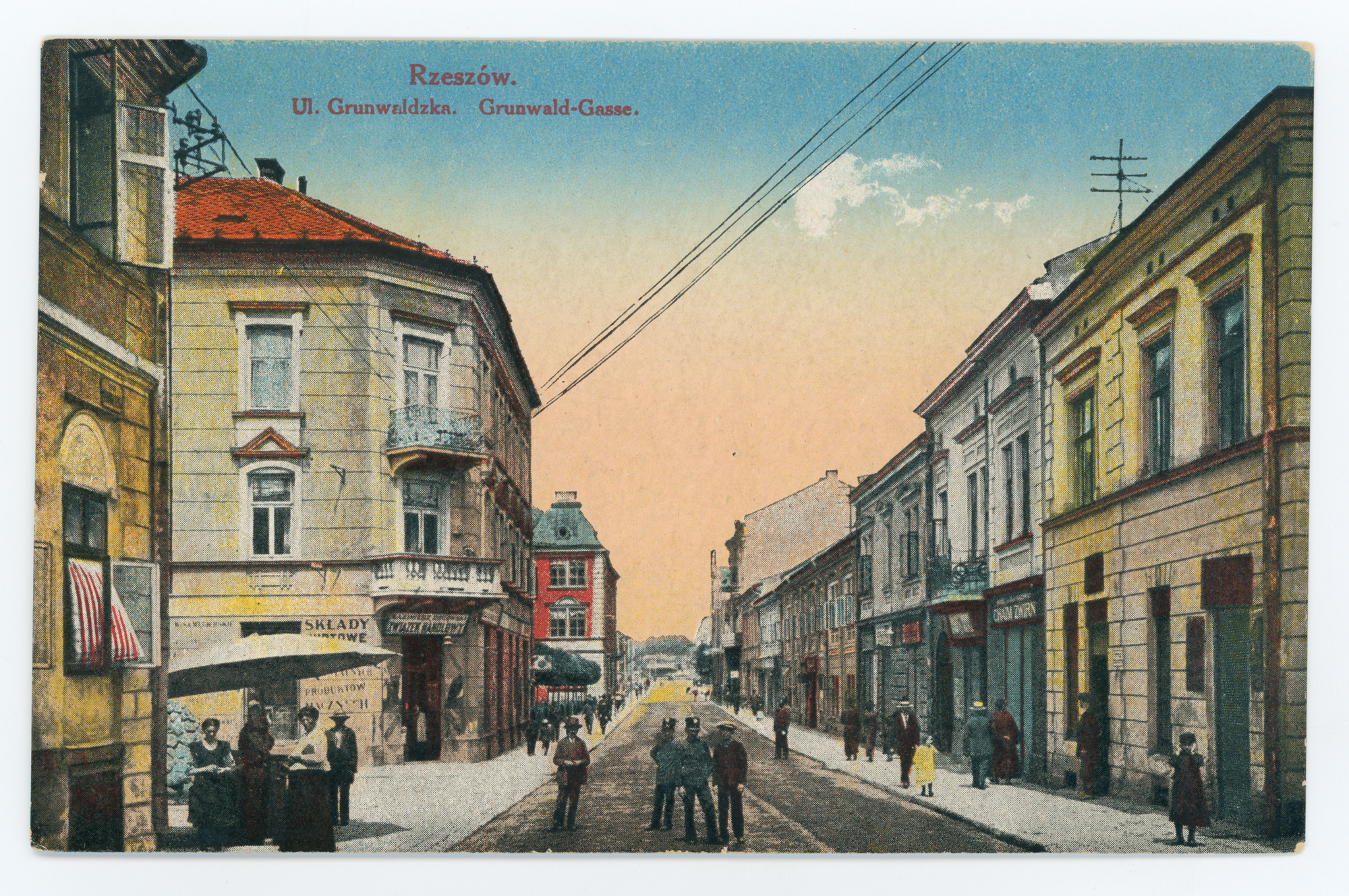 Rzeszów. Ul. Grunwaldzka. Grunwald-Gasse