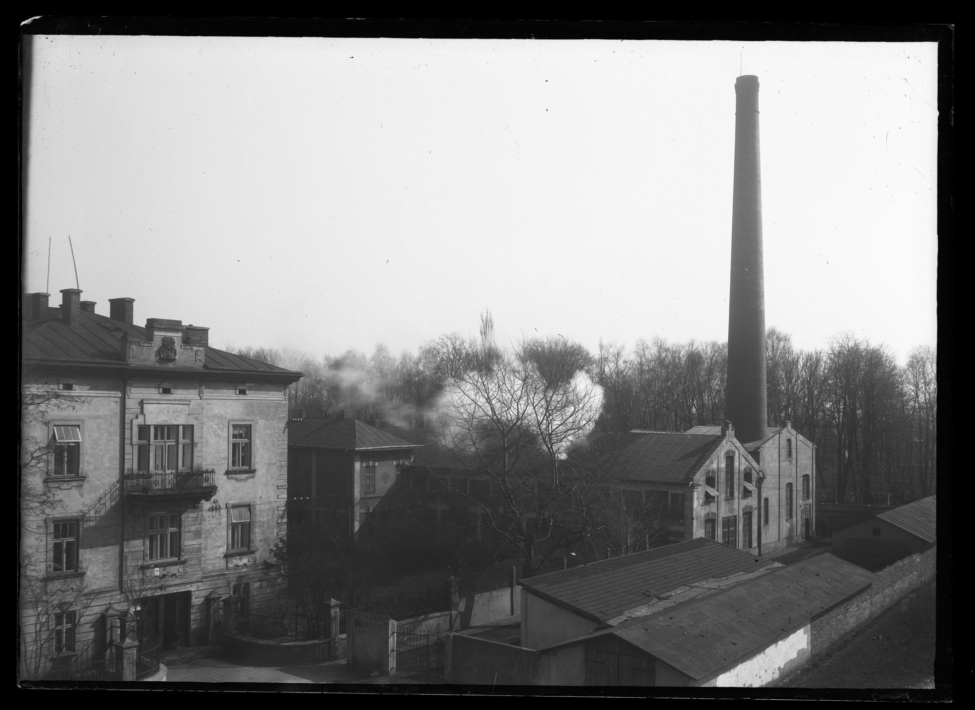 Elektrownia miejska w Rzeszowie, której budowę rozpoczęto w lipcu 1910 r. 